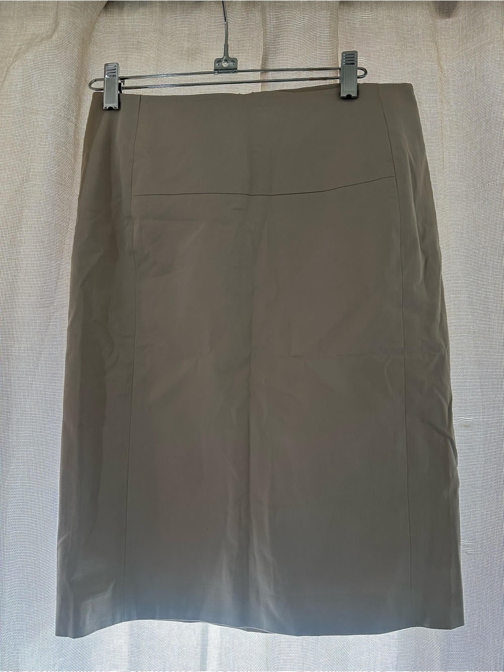 Ann Taylor Khaki Straight Skirt Size 0